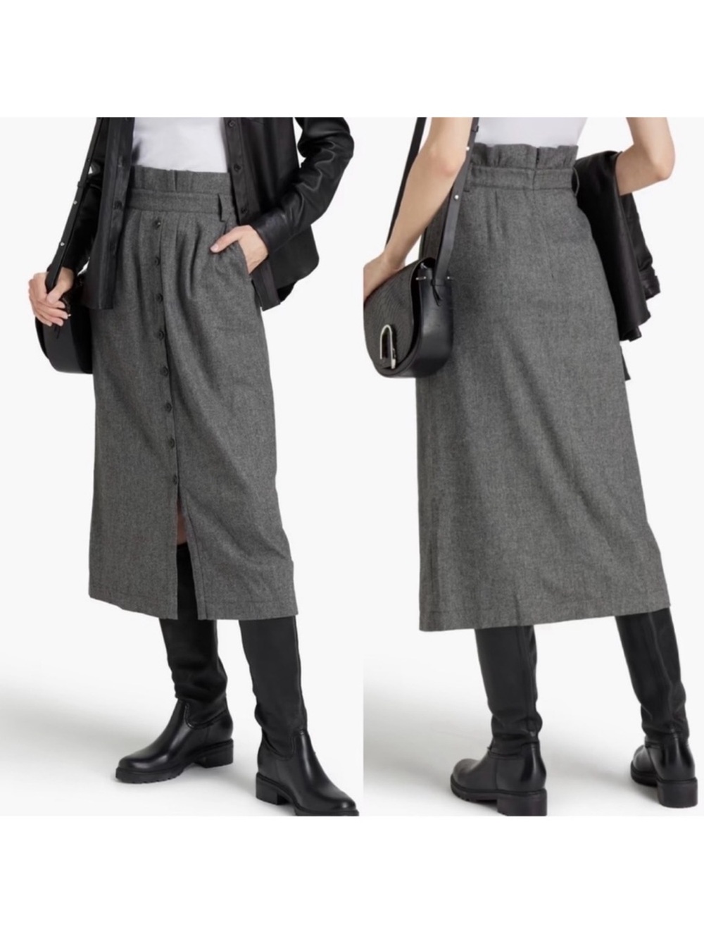 Ba&sh Wool Skirt